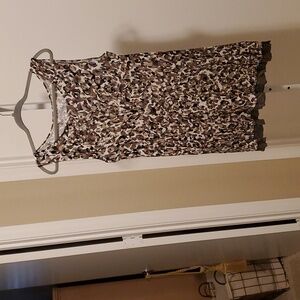 3. Tops - LOGO by Lori Goldstain camo like print tunic.